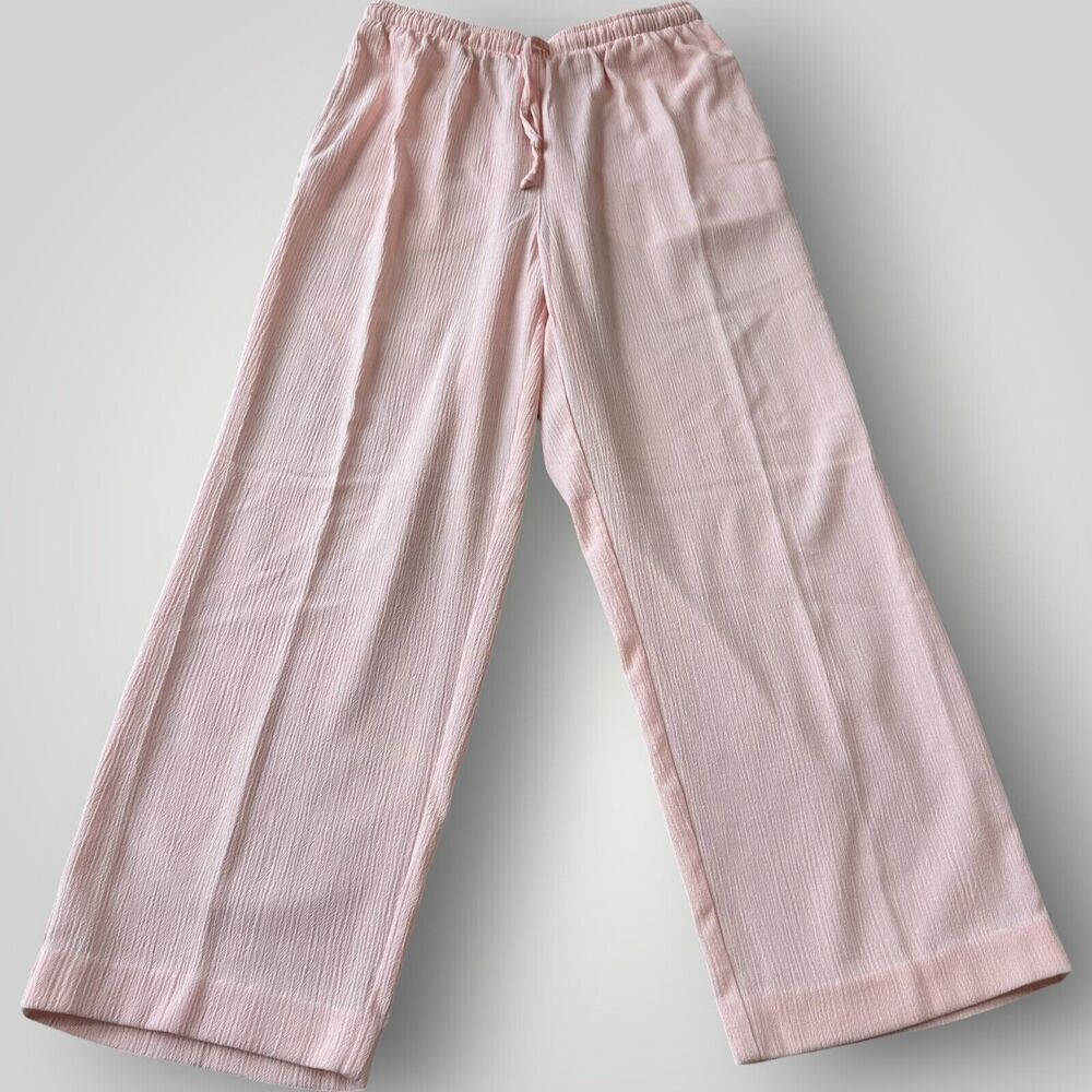 Women's Pink Wide-Leg Pants